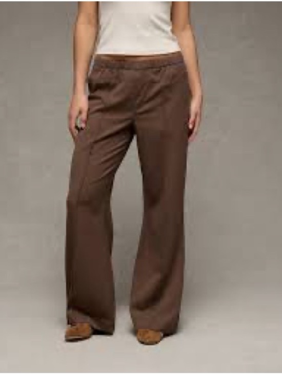 American Eagle Outfitters Pants - American Eagle Outfitters Brown Pull-On Pants size large NWT